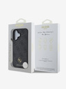 Guess Guess PU 4G Small Metal Logo MagSafe hrbtni ovitek za iPhone 16 Grey