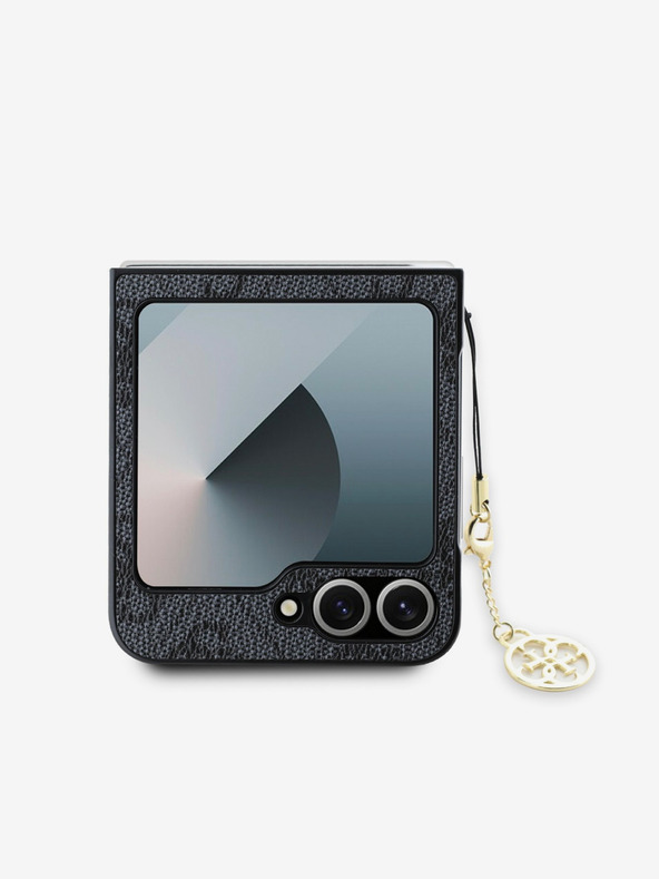 Guess 4G Charm Zadní Kryt pro Samsung Galaxy Z Flip 6 Grey Ovitek za telefon