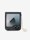 Guess 4G Charm Zadní Kryt pro Samsung Galaxy Z Flip 6 Grey Ovitek za telefon