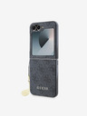 Guess 4G Charm Zadní Kryt pro Samsung Galaxy Z Flip 6 Grey Ovitek za telefon