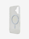 Guess Guess IML Glitter Ring MagSafe zadnji ovitek za iPhone 16 Plus prozoren