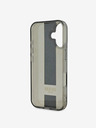 Guess Guess IML Middle 4G Stripe hrbtni ovitek za iPhone 16 črn
