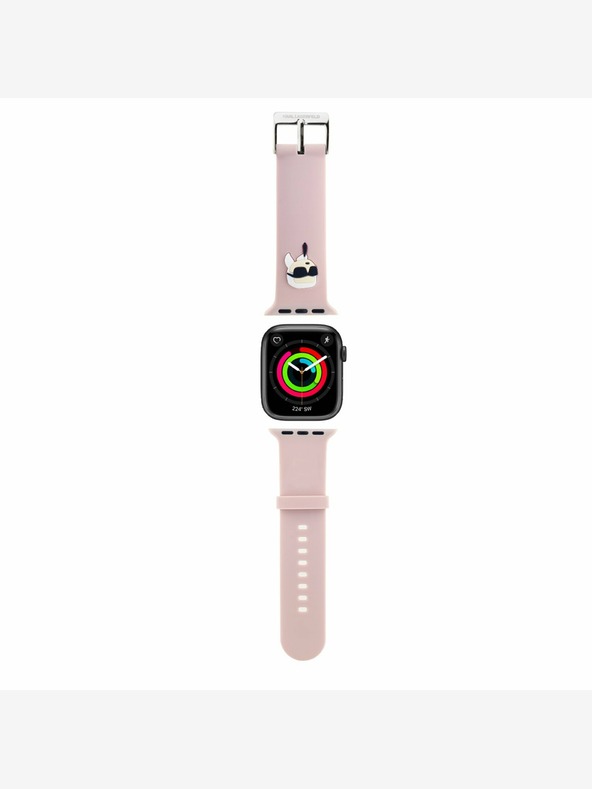 Karl Lagerfeld Karl Lagerfeld Karl Head NFT trak za Apple Watch 38/40/41 roza