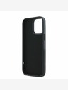 Karl Lagerfeld Karl Lagerfeld 3D gumijasti hrbtni ovitek z bleščicami za iPhone 15 Pro Max črn