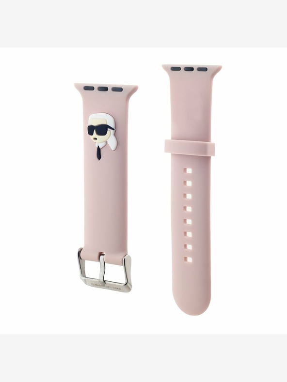 Karl Lagerfeld Karl Lagerfeld Karl Head NFT trak za Apple Watch 42/44/45/46/49 Roza