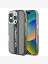 Karl Lagerfeld Karl Lagerfeld IML Stripe Logo Back Cover za iPhone 16 Pro Black