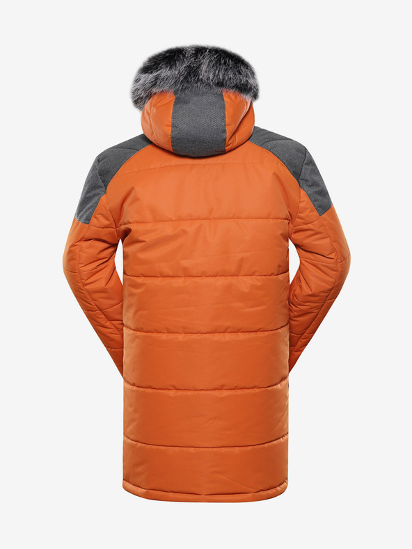 ALPINE PRO Oranžna moška zimska jakna Alpine Pro ICYB 7 s kapuco