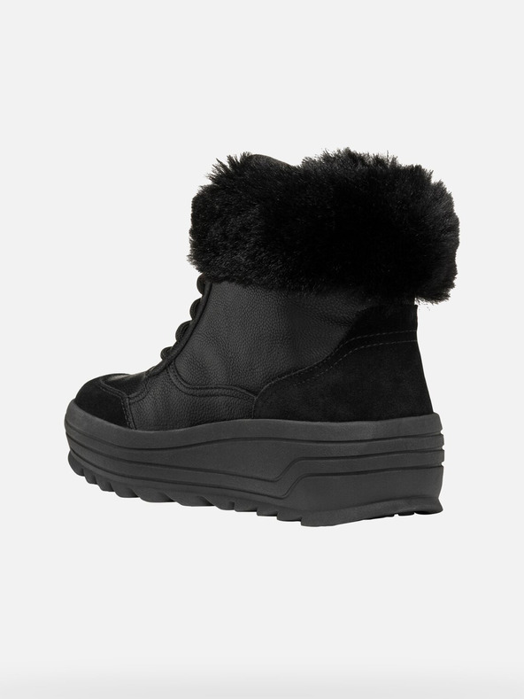 Geox Črni ženski gležnjarji Geox Milleiny Abx