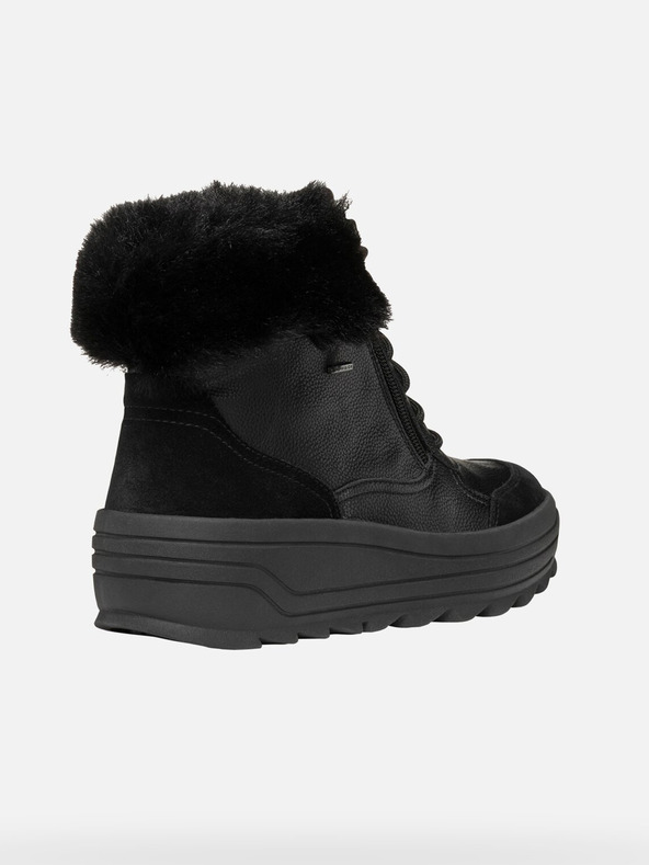 Geox Črni ženski gležnjarji Geox Milleiny Abx