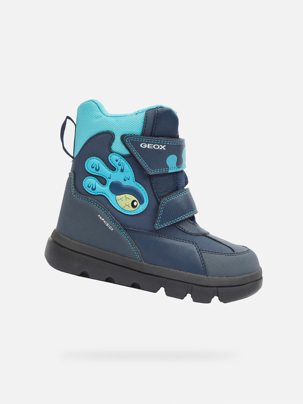 Geox Modri fantovski gležnjarji Geox Willaboo AB