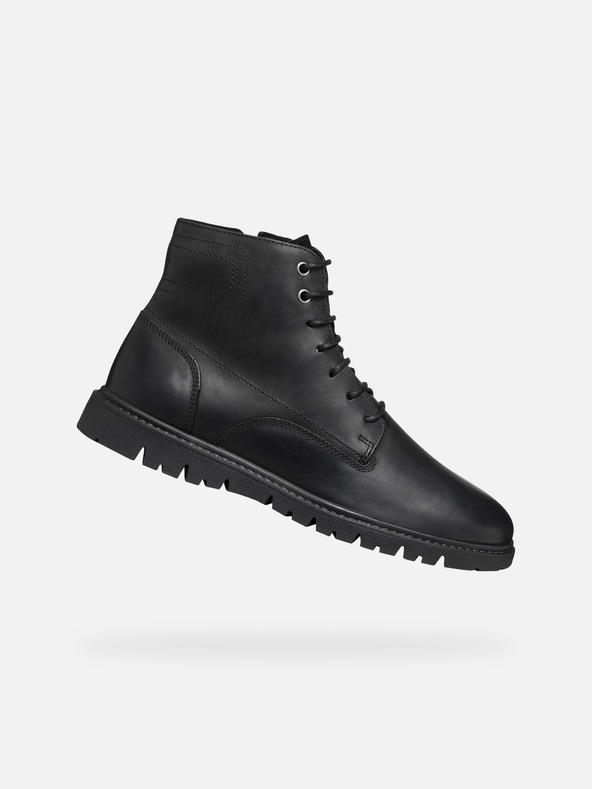 Geox Črni moški gležnjarji Geox Ghiacciaio