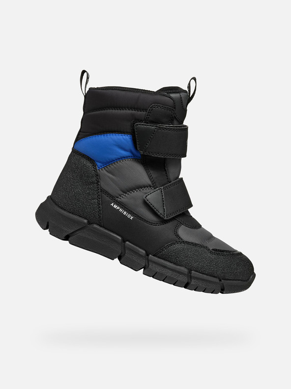 Geox Sivé chlapčenské členkové topánky Geox Flexyper B Abx