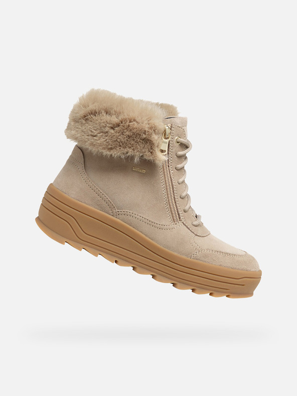 Geox Geox Milleiny B Abx Ženski gležnjarji bež barve