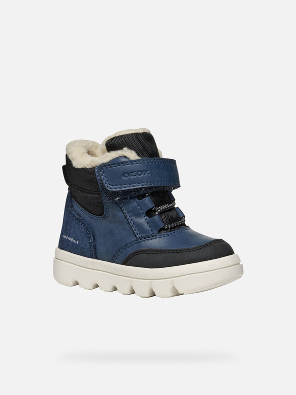Geox Modri deški zimski čevlji Geox Willaboo B Ab