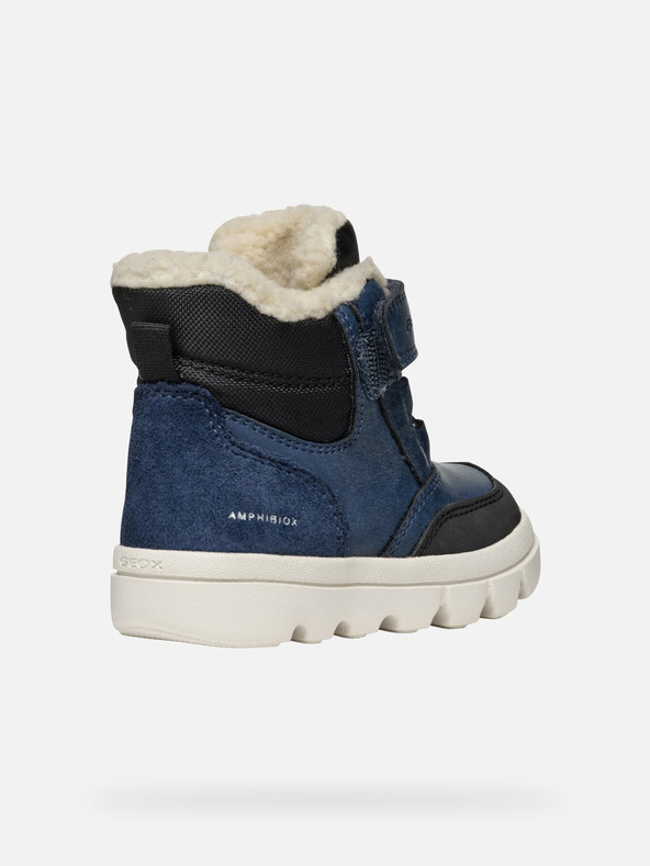 Geox Modri deški zimski čevlji Geox Willaboo B Ab