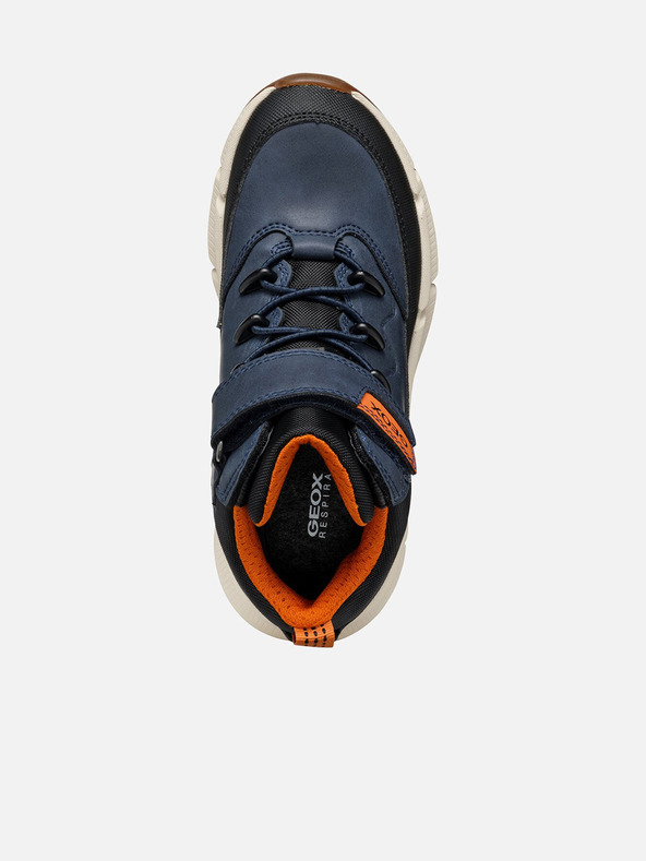 Geox Tmavo modrá chlapčenské členkové topánky Geox Flexyper Plus