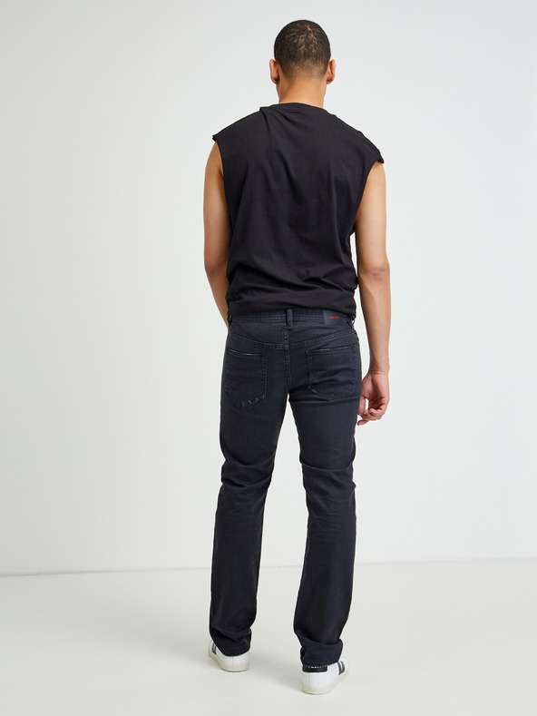 Diesel Temno sive moške kavbojke Diesel Buster ravnega kroja