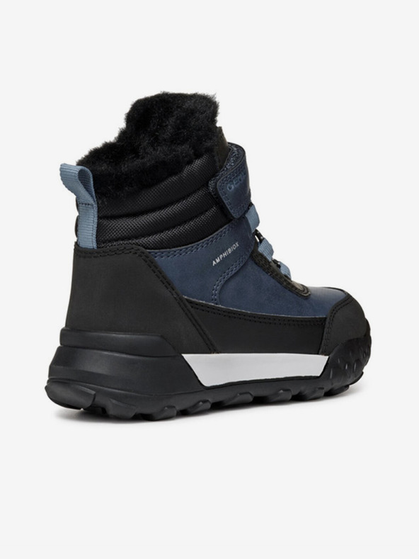 Geox Modri fantovski gležnjarji Geox Trekkyup Abx Junior