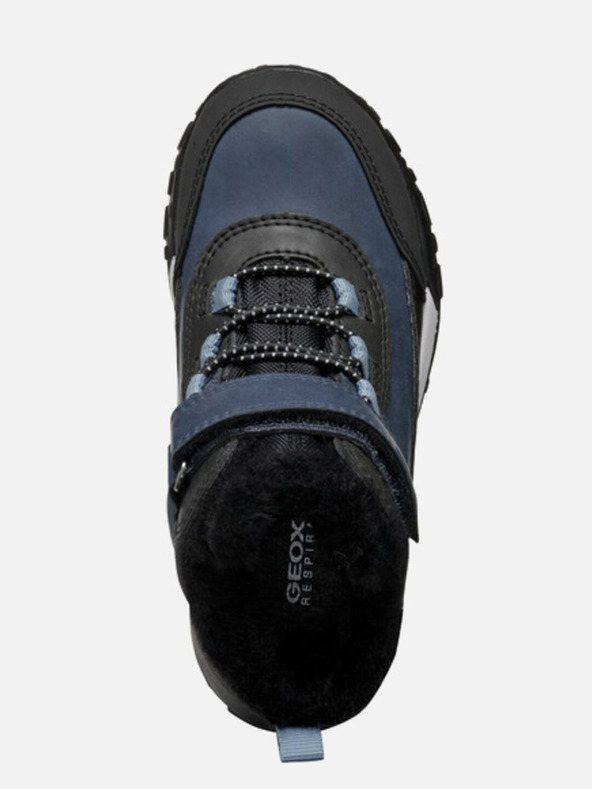Geox Modri fantovski gležnjarji Geox Trekkyup Abx Junior