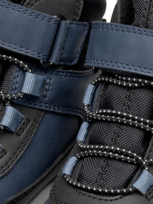 Geox Modri fantovski gležnjarji Geox Trekkyup Abx Junior