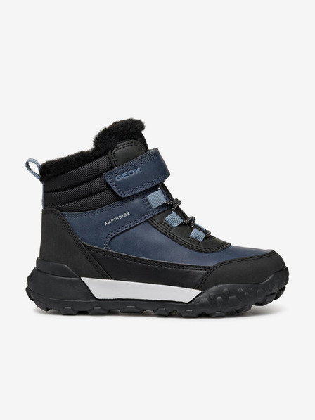 Geox Modri fantovski gležnjarji Geox Trekkyup Abx Junior