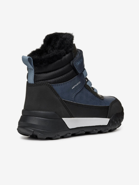 Geox Modri fantovski gležnjarji Geox Trekkyup Abx Junior