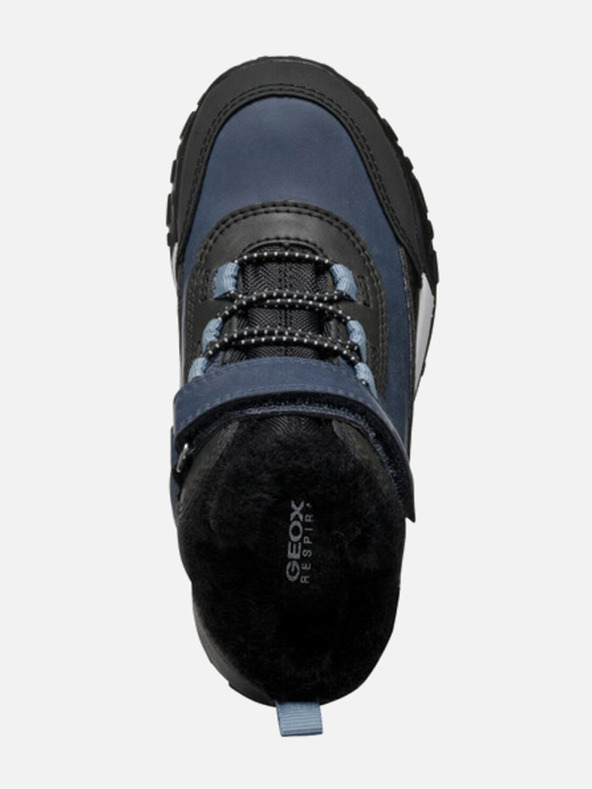 Geox Modri fantovski gležnjarji Geox Trekkyup Abx Junior