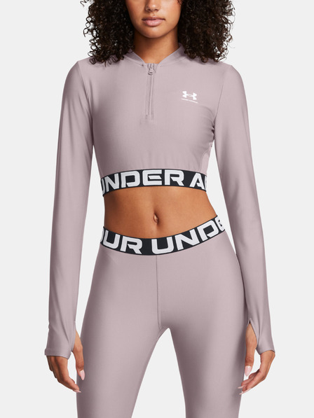 Under Armour Ženska majica Under Armour HeatGear Rib 1/4 Zip LS