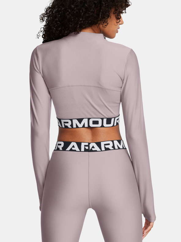 Under Armour Ženska majica Under Armour HeatGear Rib 1/4 Zip LS