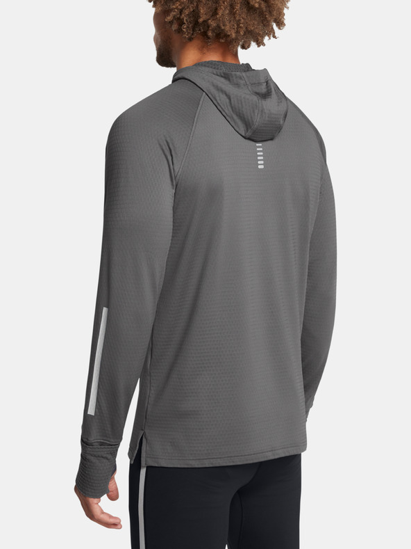 Under Armour Moški pulover  Under Armour UA LAUNCH ELITE CW HOODY-GRY