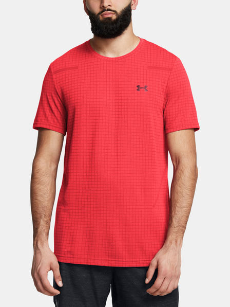 Under Armour Moška majica Under Armour Vanish Seamless Grid SS-RED