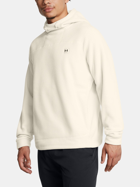 Under Armour Moški pulover  Under Armour UA Expanse Fleece Hoodie-WHT