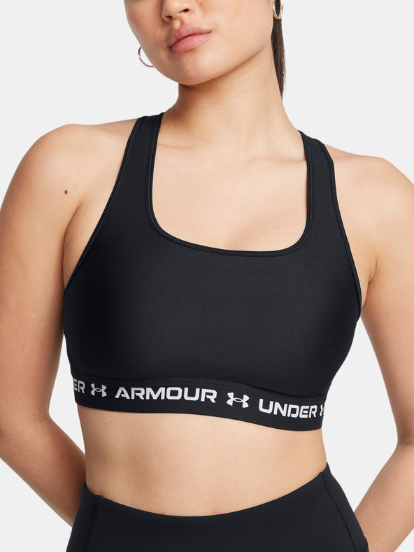 Under Armour Ženski nedrček  Under Armour Crossback Mid Bra-BLK