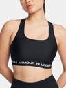 Under Armour Ženski nedrček  Under Armour Crossback Mid Bra-BLK