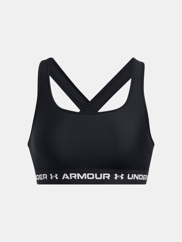 Under Armour Ženski nedrček  Under Armour Crossback Mid Bra-BLK