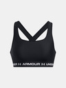 Under Armour Ženski nedrček  Under Armour Crossback Mid Bra-BLK