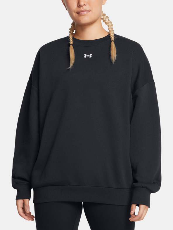 Under Armour Ženski pulover  Under Armour Rival Fleece OS Crew-BLK