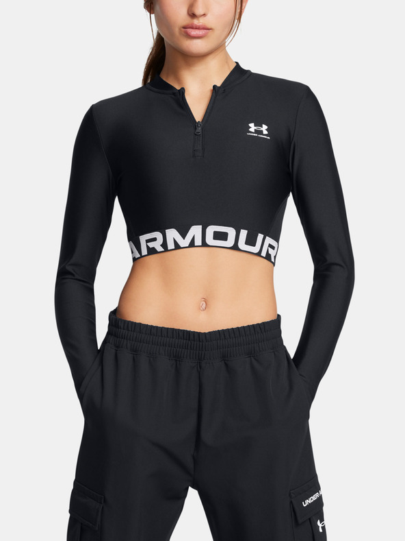 Under Armour Ženska majica Under Armour HeatGear Rib 1/4 Zip LS