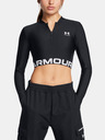 Under Armour Ženska majica Under Armour HeatGear Rib 1/4 Zip LS