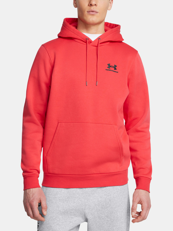 Under Armour Moški pulover  Under Armour UA Icon Fleece Hoodie-RED