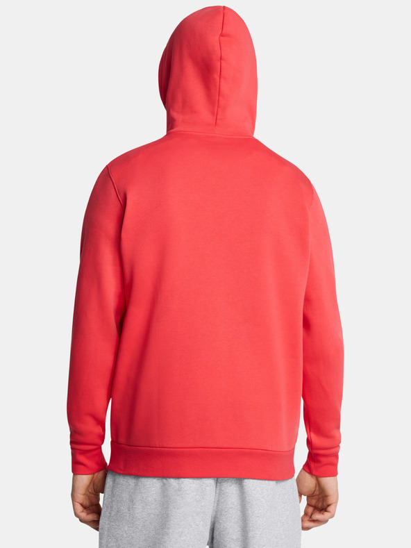 Under Armour Moški pulover  Under Armour UA Icon Fleece Hoodie-RED