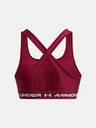 Under Armour Ženski nedrček  Under Armour Crossback Mid Bra-RED