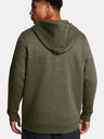 Under Armour Moški pulover  Under Armour UA Icon Fleece FZ Hood-GRN