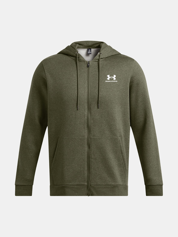 Under Armour Moški pulover  Under Armour UA Icon Fleece FZ Hood-GRN