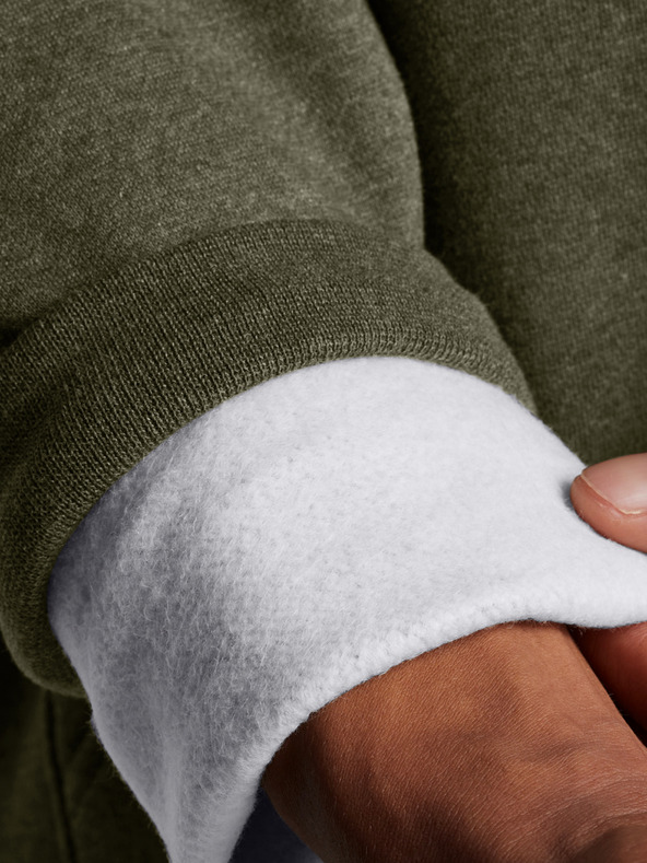 Under Armour Moški pulover  Under Armour UA Icon Fleece FZ Hood-GRN