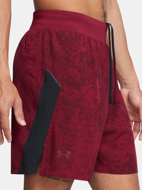 Under Armour Moške kratke hlače Under Armour UA LAUNCH PRO 7'' PRTD SHORT-RED