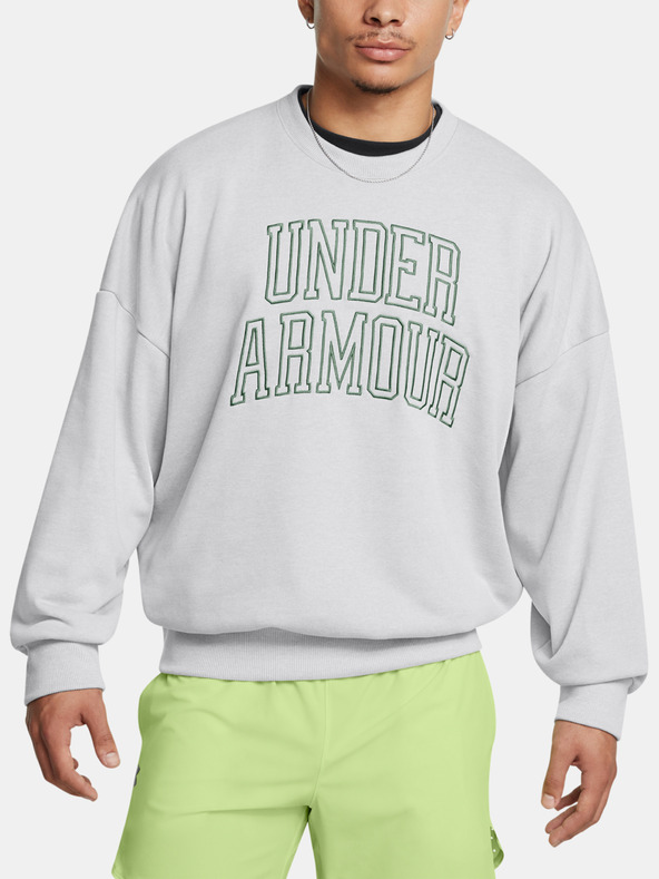 Under Armour Moški pulover  Under Armour UA Icon HWT Terry OS Crew-GRY