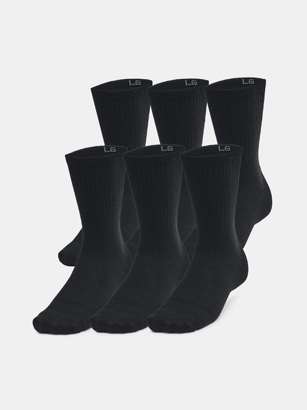 Under Armour Unisex nogavice Under Armour UA Essential 6pk Crew