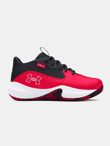 Under Armour Otroški unisex čevlji  Under Armour UA PS Lockdown 7-RED