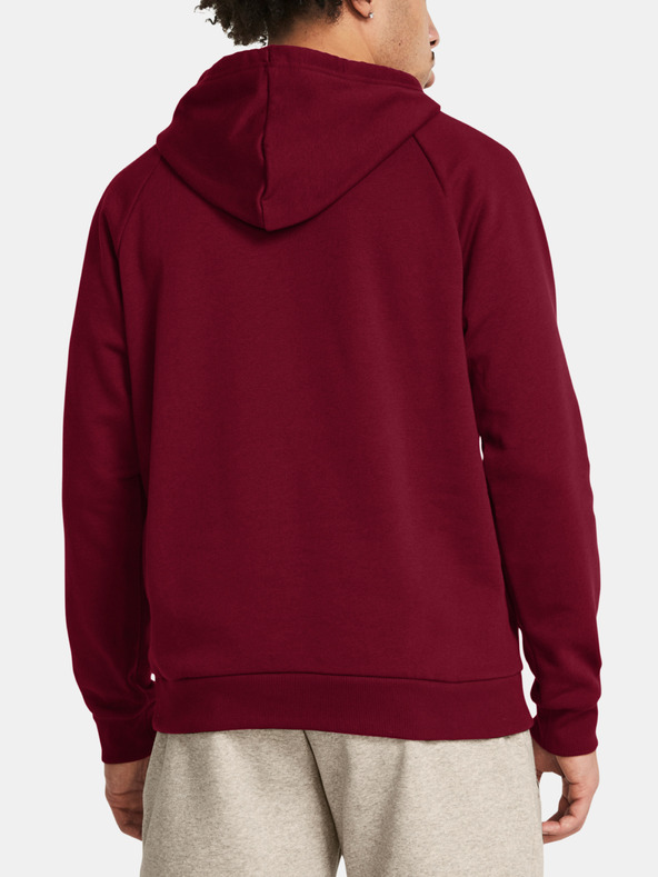 Under Armour Moški pulover  Under Armour UA Rival Fleece Hoodie-RED